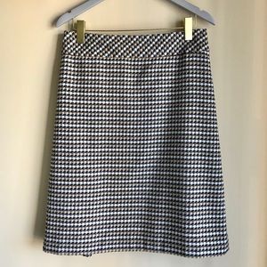 Talbots Houndstooth Pencil Skirt Size 16
